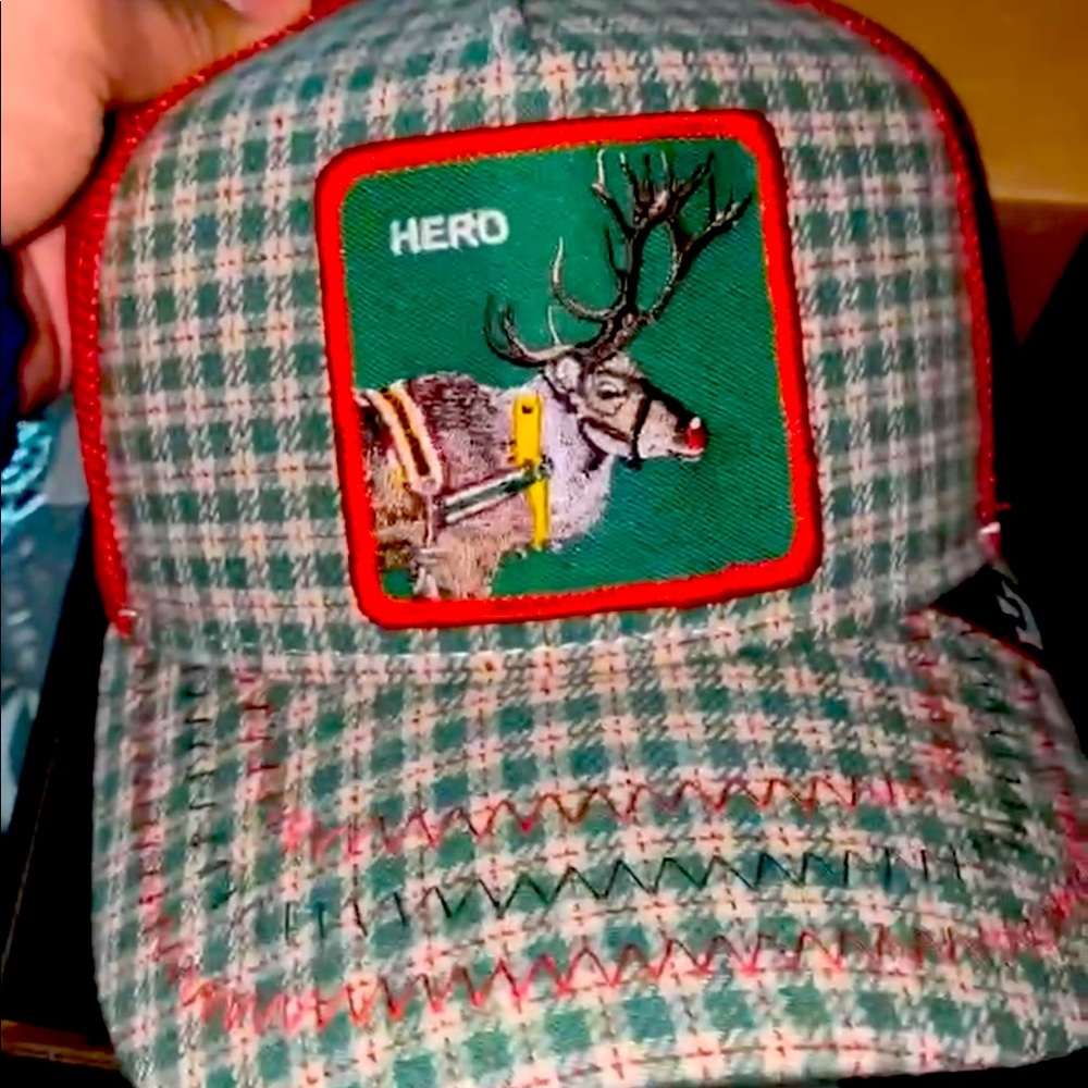 Goorin Bros Christmas Reindeer Hero hat RARE